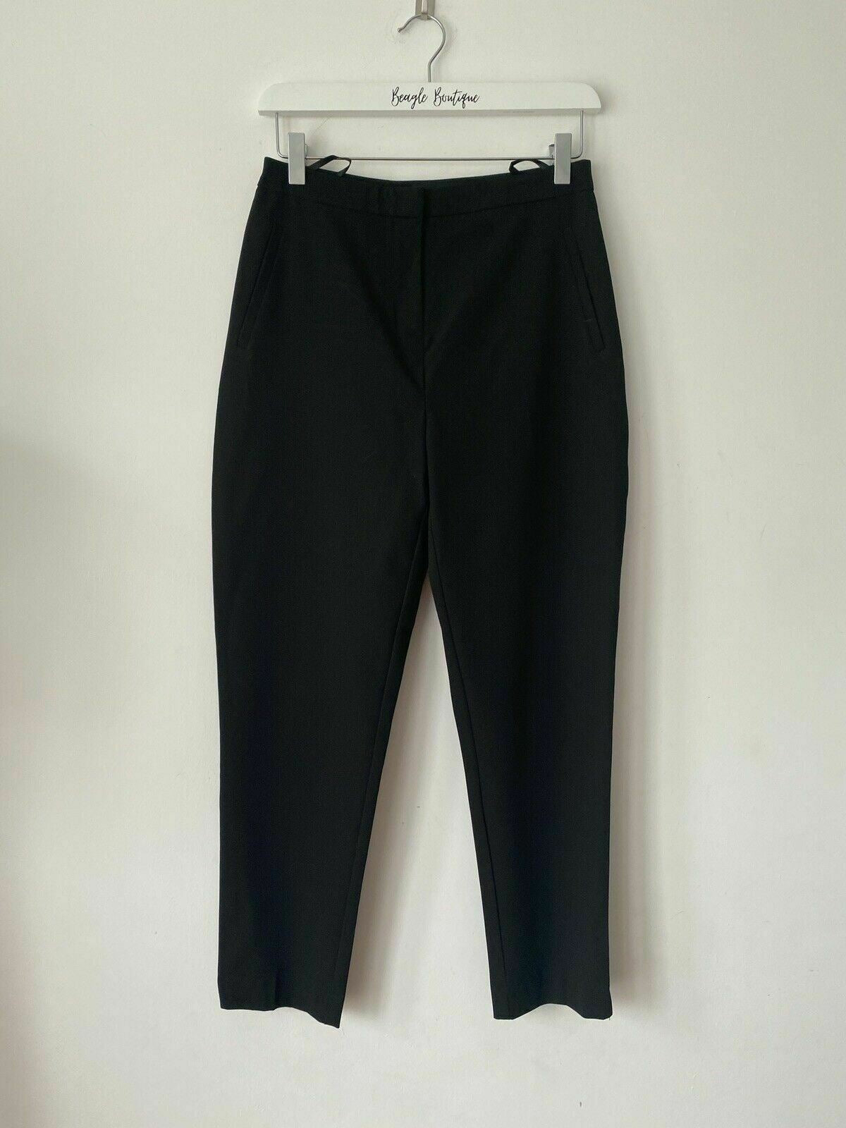 New Look Black Tailored Cropped Trousers Size 8 – beagle boutique