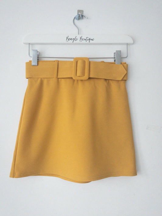 Girls New Look 915 Generation A-Line Belted Skirt Yellow Age 9 years & 14 - 15 Y