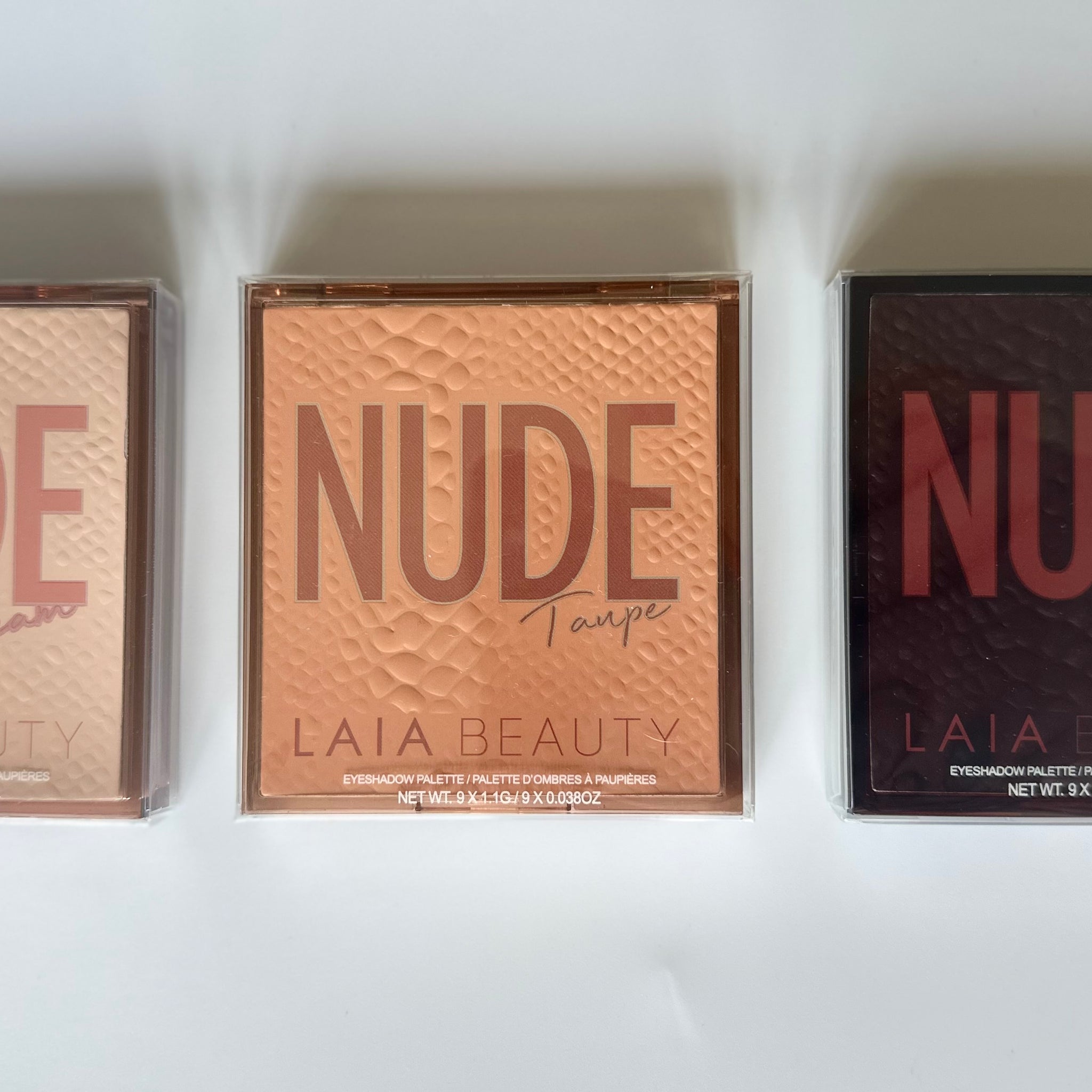 NUDE LAIA Beauty Eyeshadow Palette x 3 Cocoa, Taupe & Cream - BB Fashion Outlet