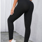 Black Criss Cross Tummy Control High Waist Leggings