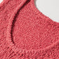 Flamingo Textured Knit U Neck Slim Fit Sweater Vest