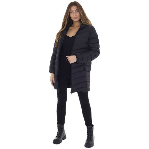 Ladies Brave Soul Grantlong Padded Long Coat