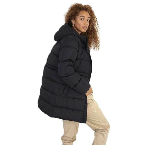 Ladies Brave Soul Dominica Long Padded Jacket