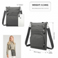 EB2228 - Kono Casual Multi Pocket RFID Blocking Cross body Bag - Grey