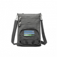 EB2228 - Kono Casual Multi Pocket RFID Blocking Cross body Bag - Grey