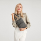 EB2228 - Kono Casual Multi Pocket RFID Blocking Cross body Bag - Grey