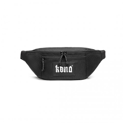 EA2136 - Kono Lightweight Fashion Sports Bum Bag For Men And Women - Black