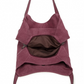 EB2040L - Kono Canvas Shoulder Tote Bag - Claret