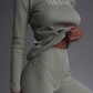 2 Piece Ribbed Cotton Loungewear