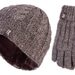 Ladies Hat & Gloves Set for Winter