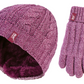 Ladies Hat & Gloves Set for Winter