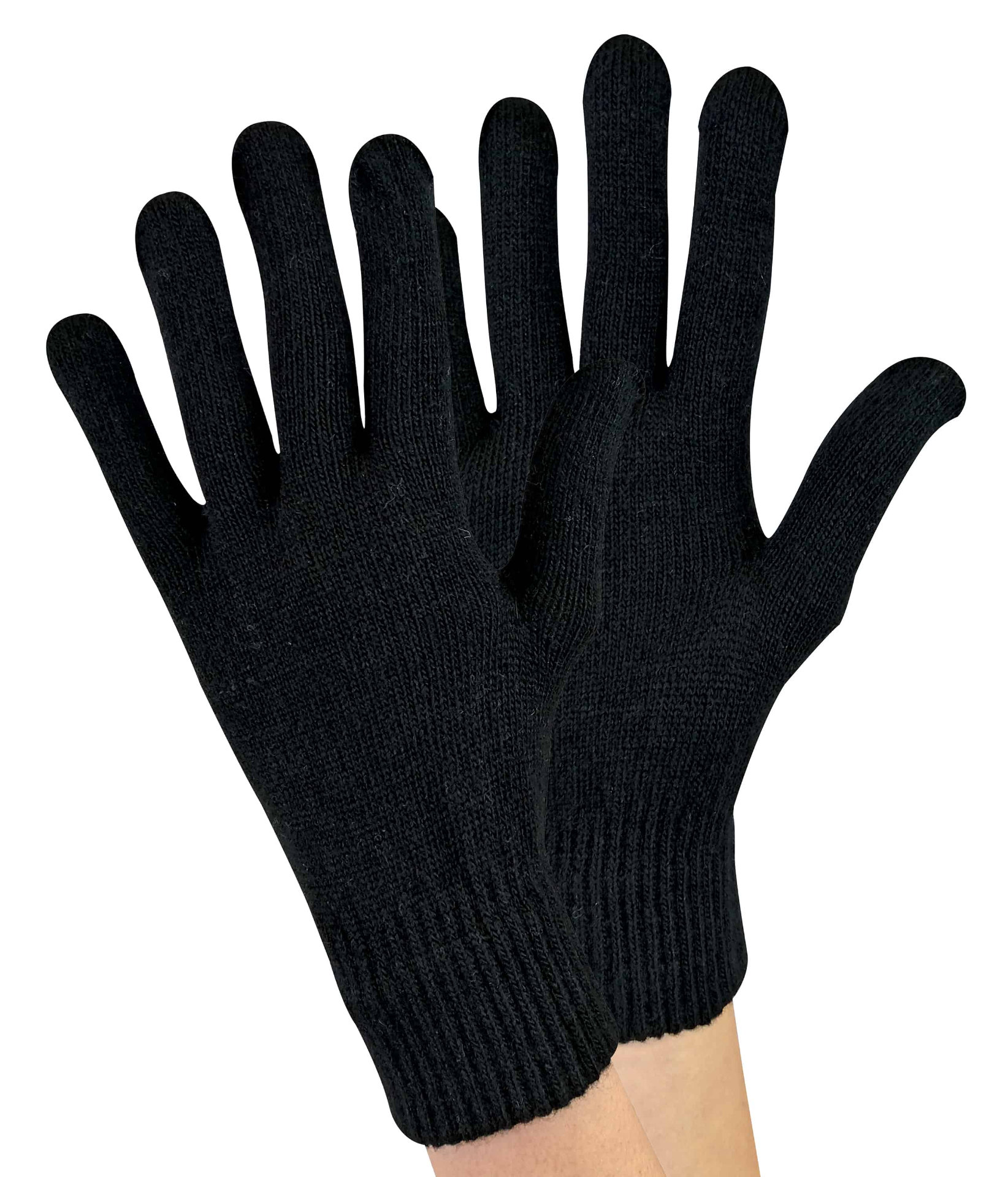 Ladies Knitted Thermal Wool Blend Magic Gloves