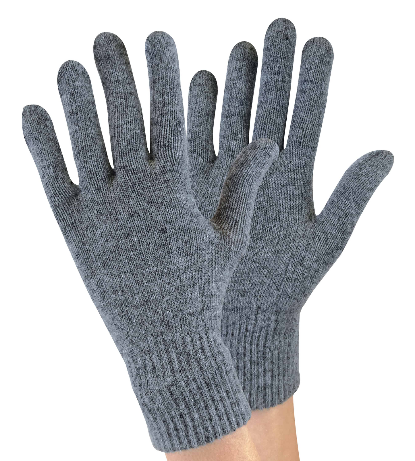 Ladies Knitted Thermal Wool Blend Magic Gloves