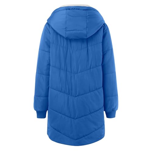 Winter Coat Sherpa Lined Hooded Thick Winter Padded Puffer Coat