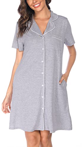 Soft Nighties Button Down Nightdress