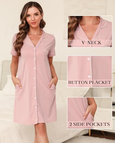 Soft Nighties Button Down Nightdress