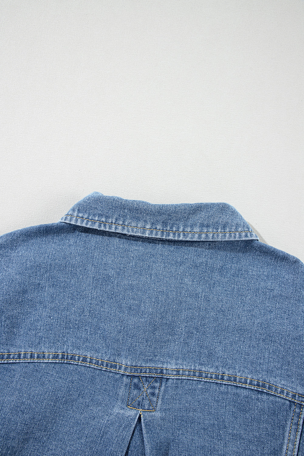 Wild Wind Washed Oversize Pocketed Denim Jacket