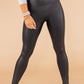 Black Faux Leather Skinny Leggings