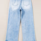 Beau Blue Light Wash Distressed Flare Jeans