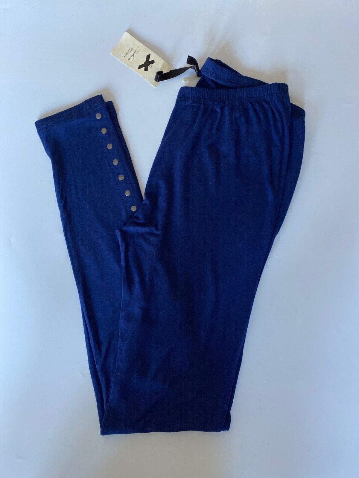 Fashion Union Long Legging Stud Detail Dark Blue or Charcoal Grey Sizes 10 12 14