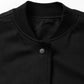 Black Big Pockets Baseball Collar Jacket