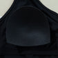 Black Color Contrast Ruffled Wrap V Neck Swimsuit