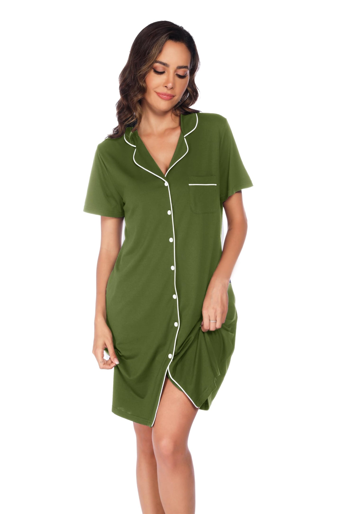 Soft Nighties Button Down Nightdress