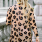 Leopard Printed Open Front Cardigan