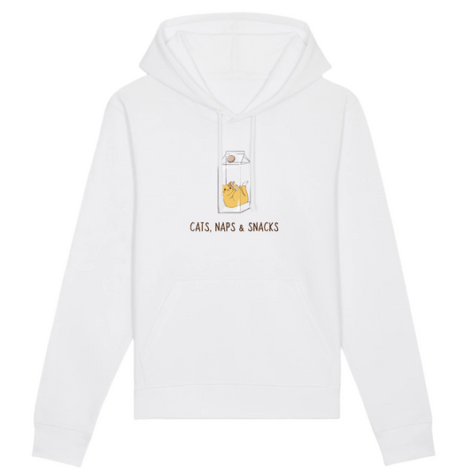 Cats, Naps & Snacks - Organic Cotton Hoodie