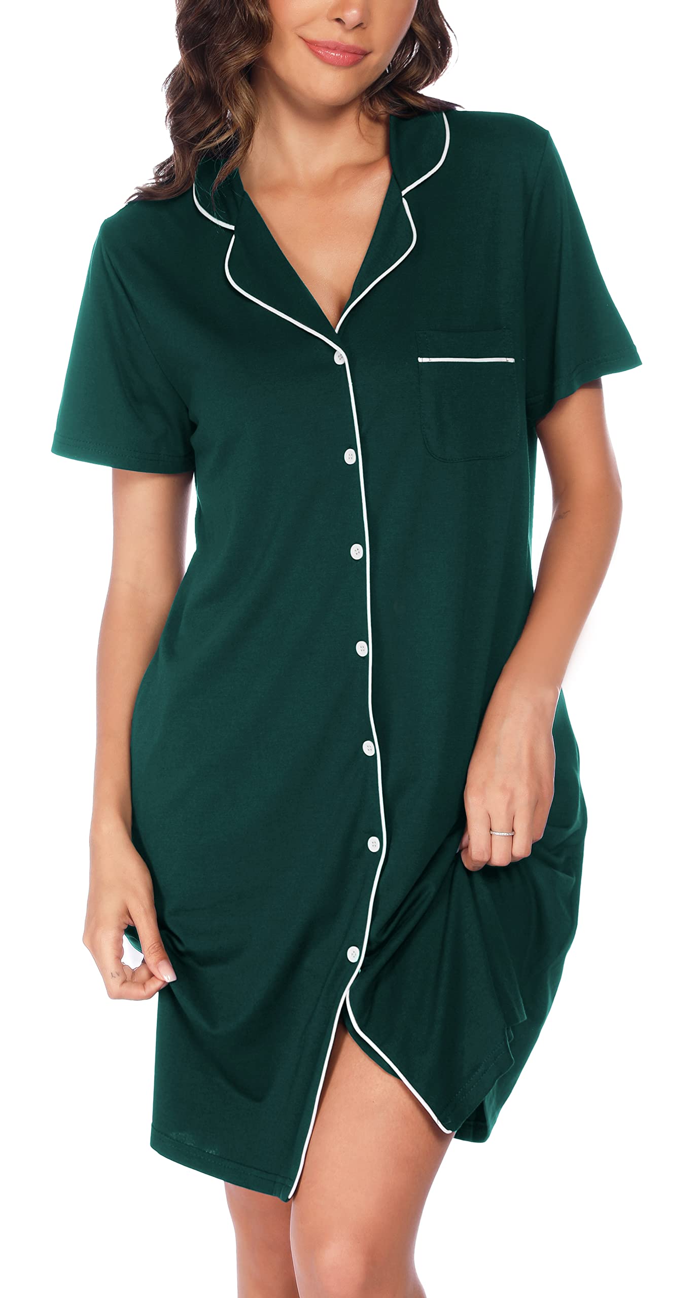 Soft Nighties Button Down Nightdress