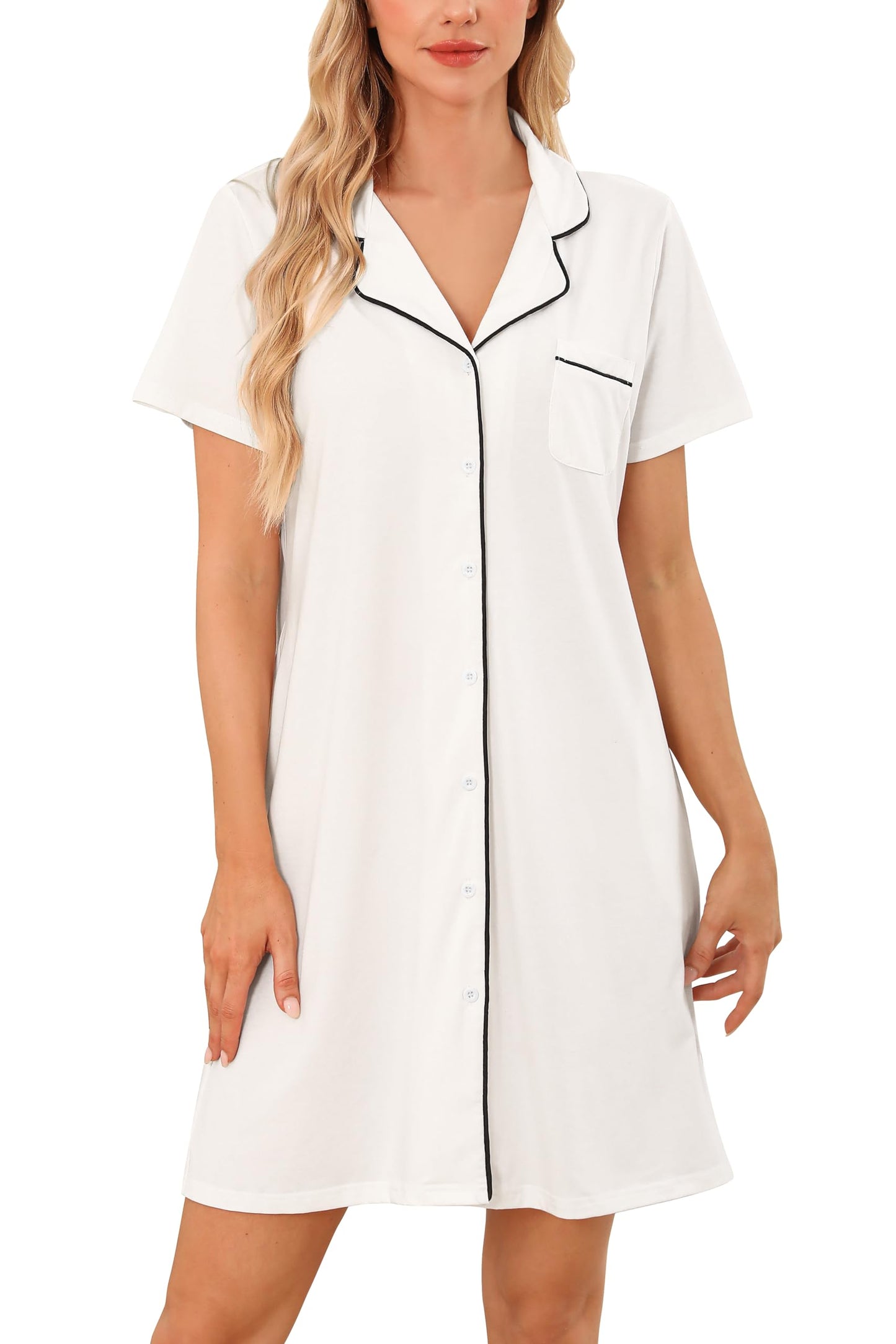 Soft Nighties Button Down Nightdress