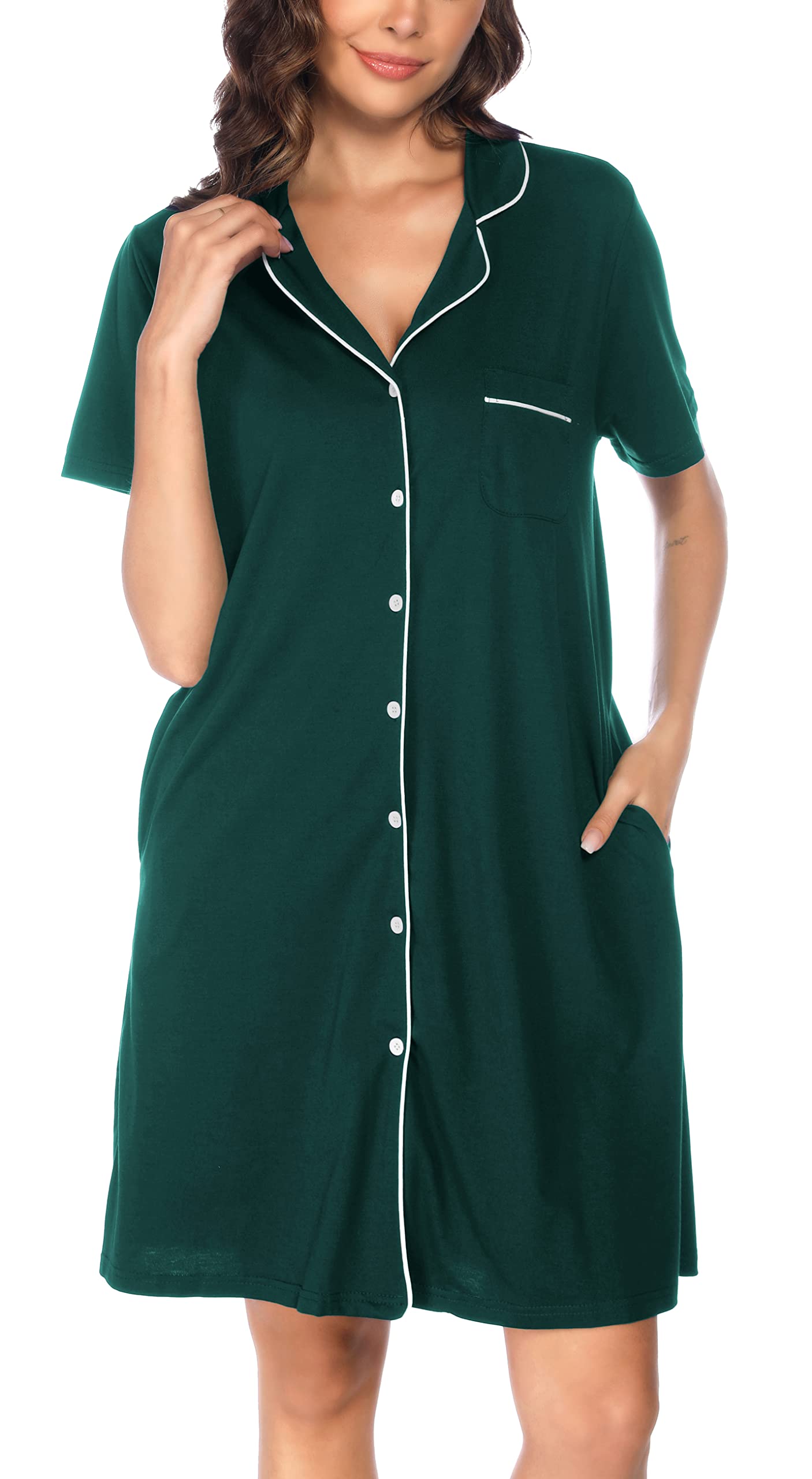 Soft Nighties Button Down Nightdress