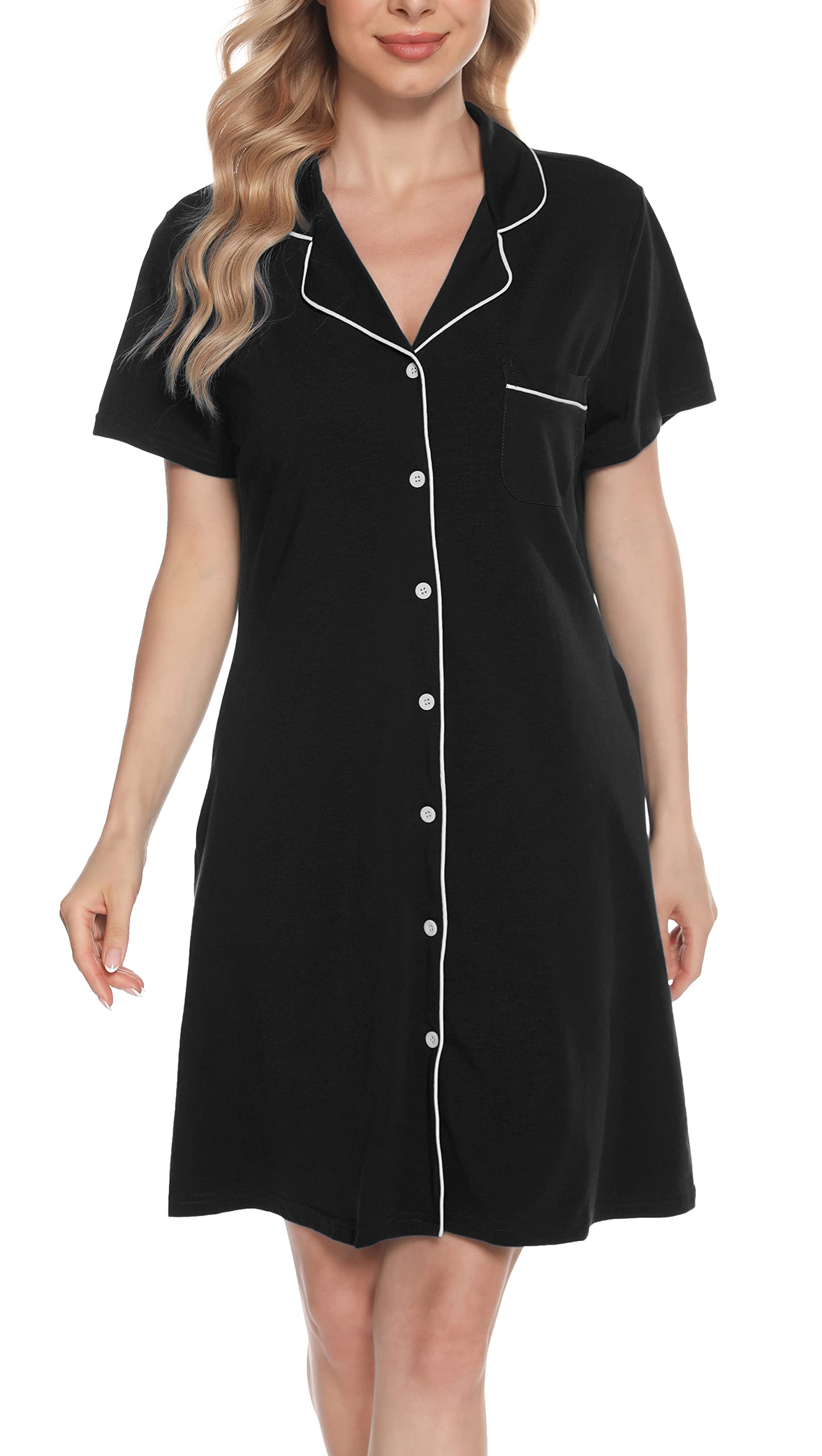 Soft Nighties Button Down Nightdress