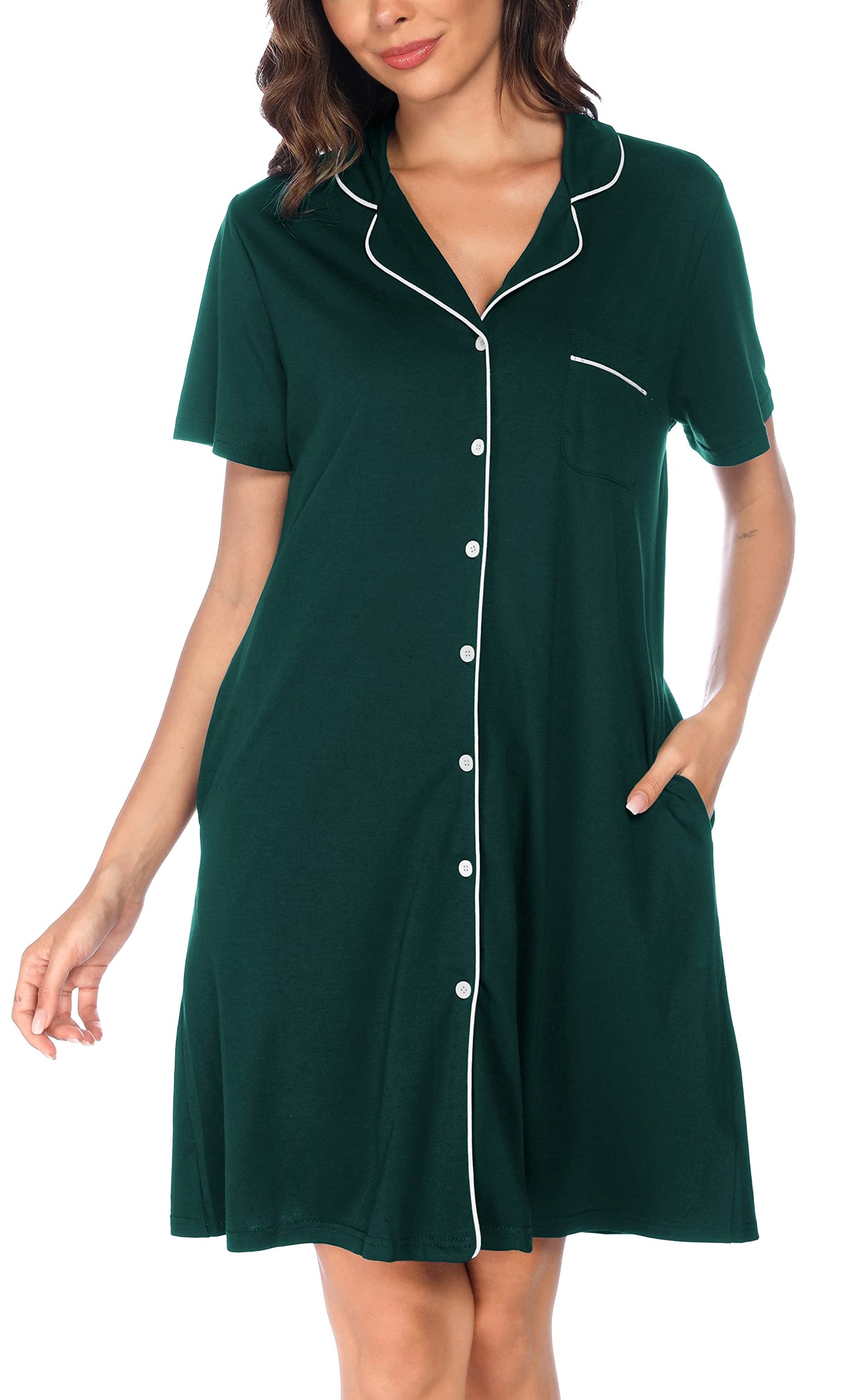 Soft Nighties Button Down Nightdress