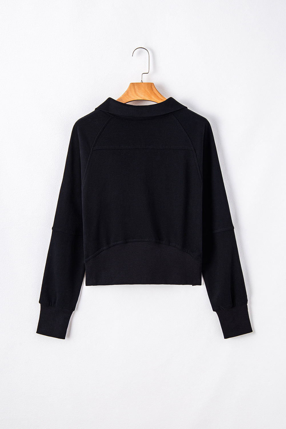 Valerian Quarter Zip Stand Neck Kangaroo Pocket Sweatshirt