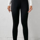 Black Fleece Lining Winter High Waist Leggings