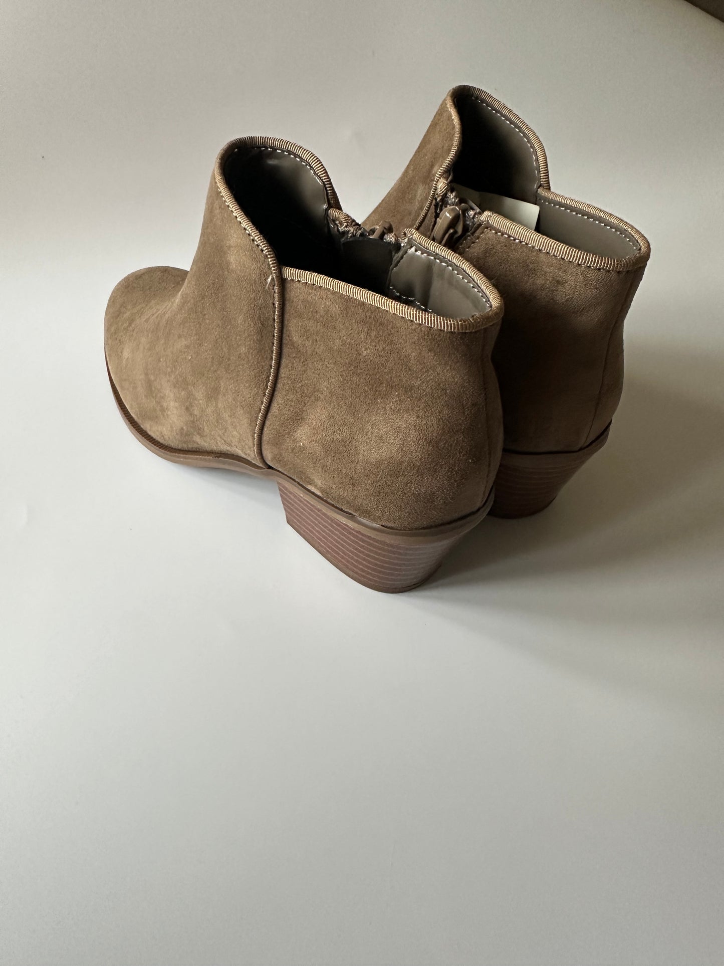 Ankle Boot Faux Suede size 4 UK Taupe