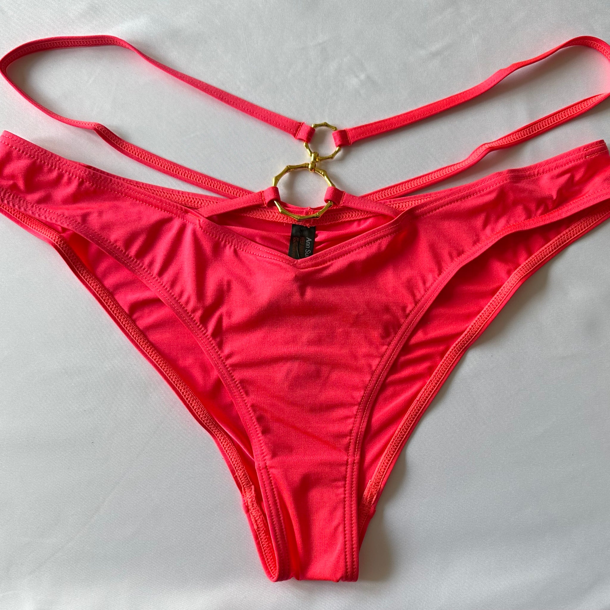 Ex. Ann Summers The Getaway Bikini Bottom Coral - BB Fashion Outlet