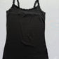 Ex. M&S White Vest Cami Top Lace Trim White or Black 6, 8, 10, 12, 14, 16, 18, 20