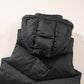 Black Sleek Quilted Puffer Hooded Gilet