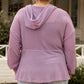 Plus Size Hooded Waffle Knit Top