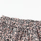 Long Sleeve Top and Leopard Print Trousers Lounge Set