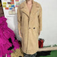 Fleece Coat With Pockets Faux Fur Coat Winter Warm