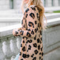 Leopard Printed Open Front Cardigan