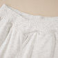 Light Grey Cross-Waist Wide Leg Lounge Trousers