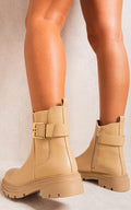 Chelsea Ankle Boots with Inner Zipper and Elastic Insert - BB Fashion Outlet