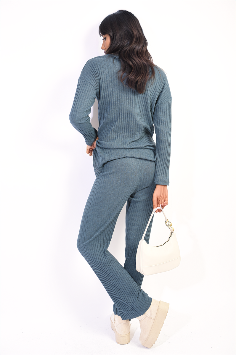 Knitted Top and Trouser Co-ord Set Two-piece outfit