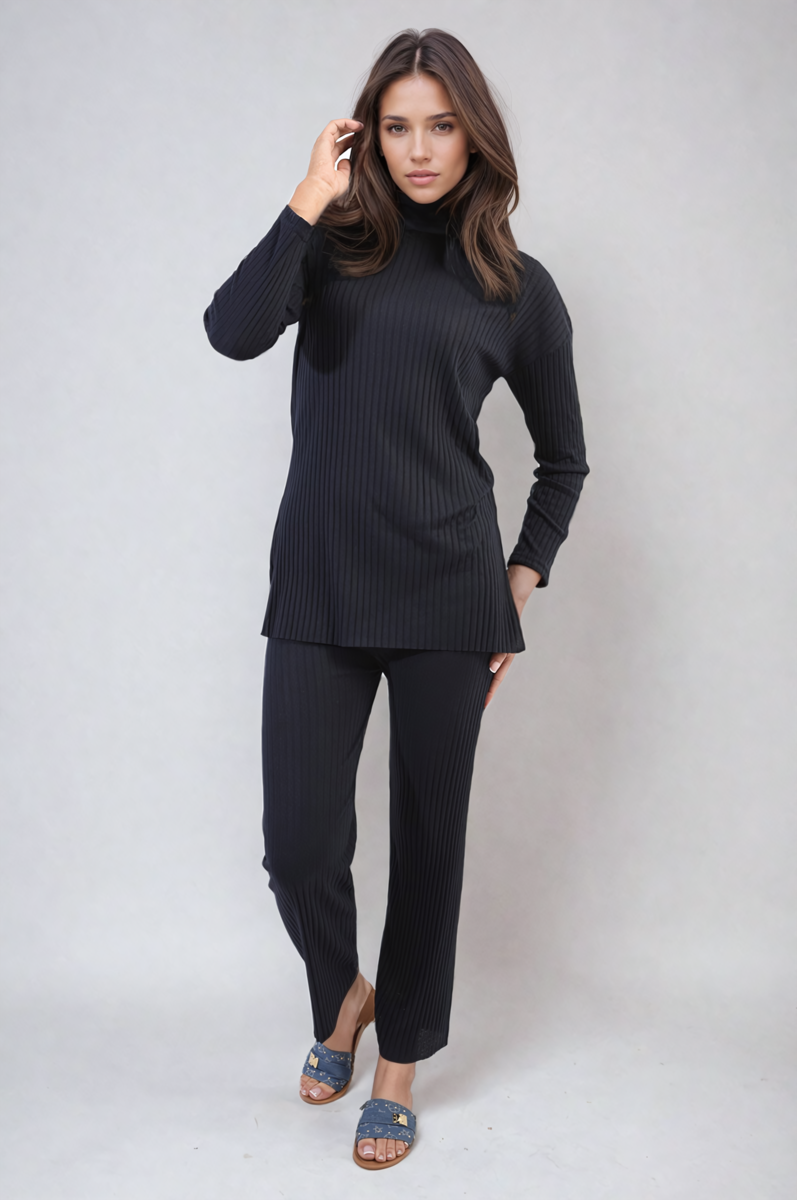 Knitted Top and Trouser Co-ord Set Two-piece outfit