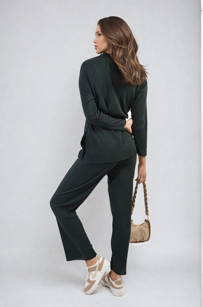 Knitted Top and Trouser Co-ord Set Two-piece outfit