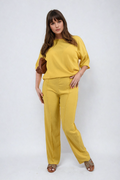 Cheesecloth Pattern Top and Trouser Co-ord Set - BB Fashion Outlet